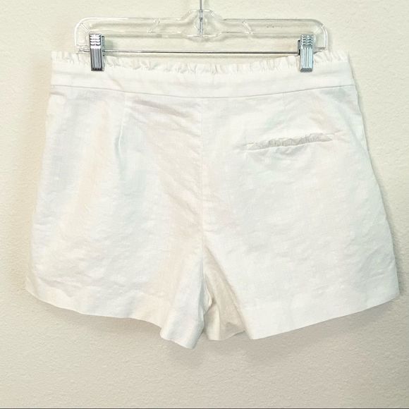 J. Crew Ruffle White Shorts - Picture 4 of 6
